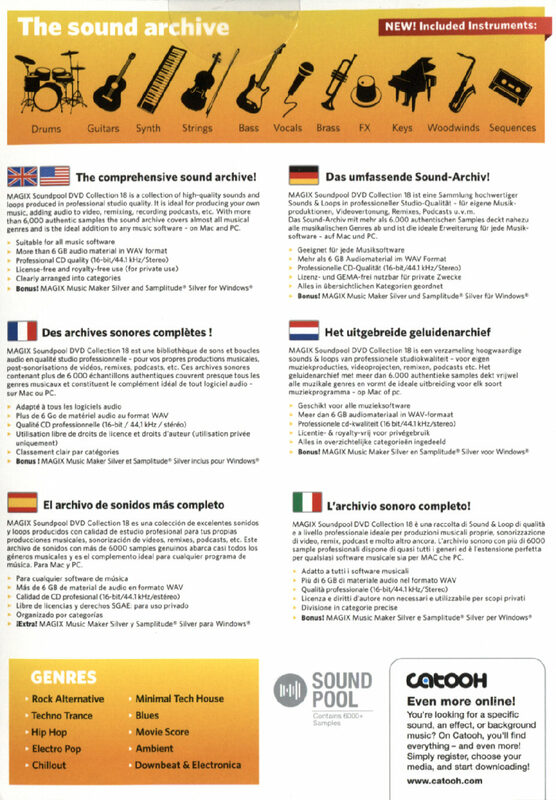 Magix Soundpool Dvd Collection 11 Amazon Co Uk