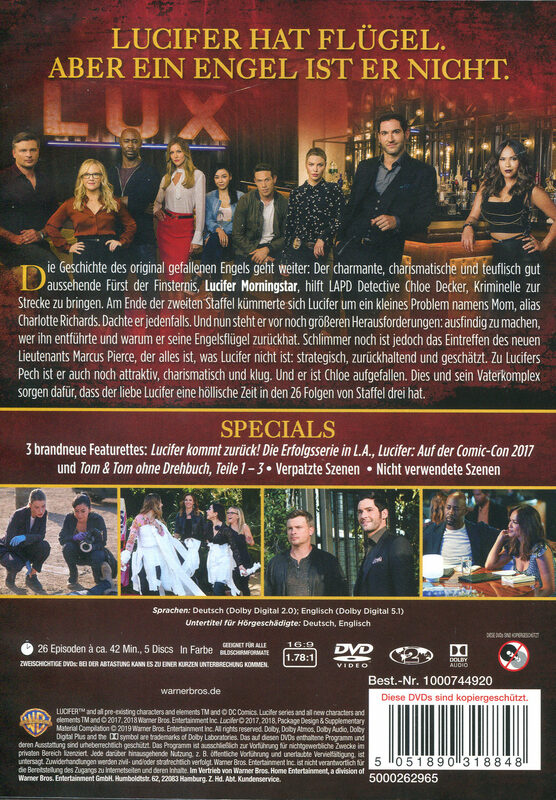 Lucifer Staffel 5 Erscheinungsdatum Lucifer Staffel 5 Erscheinungsdatum